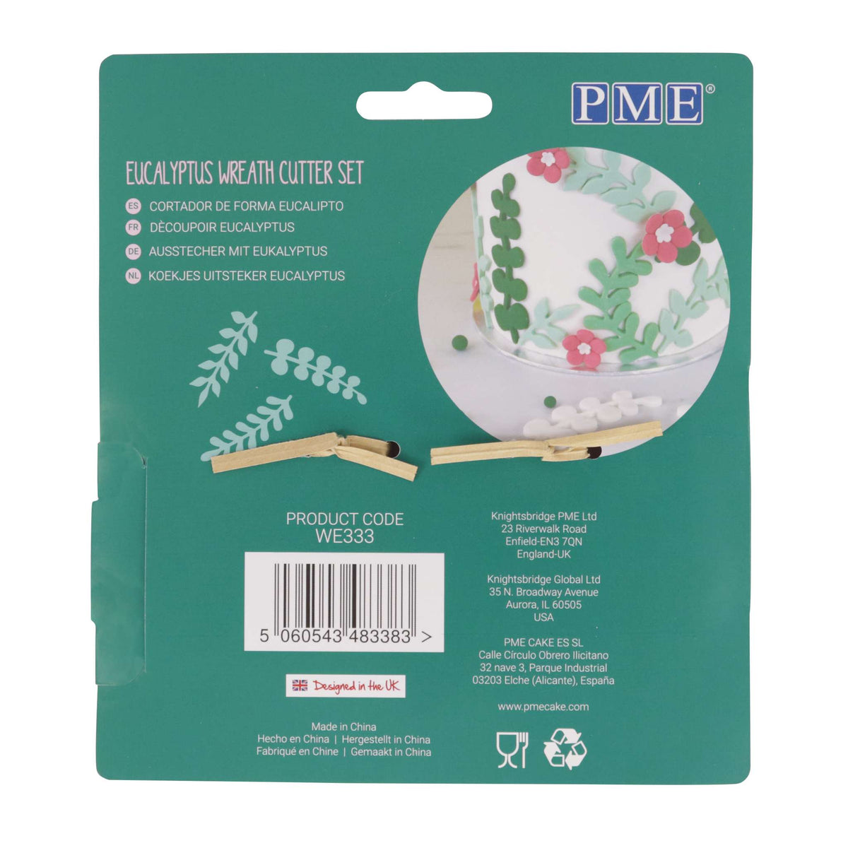Set de 3 emporte-pièces Couronne d'Eucalyptus
