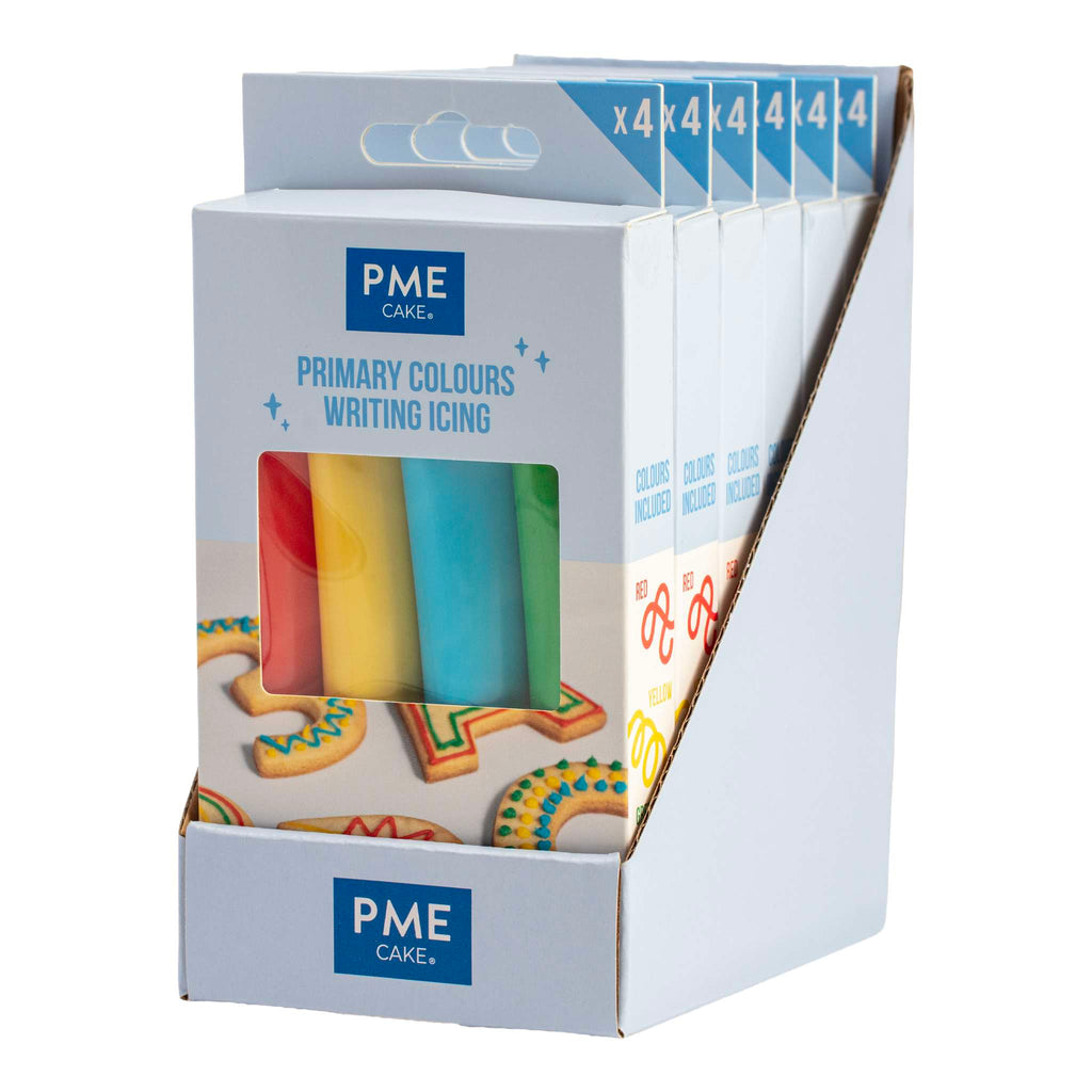 Glaseado para Escribir - Colores Primarios, Pack de 4