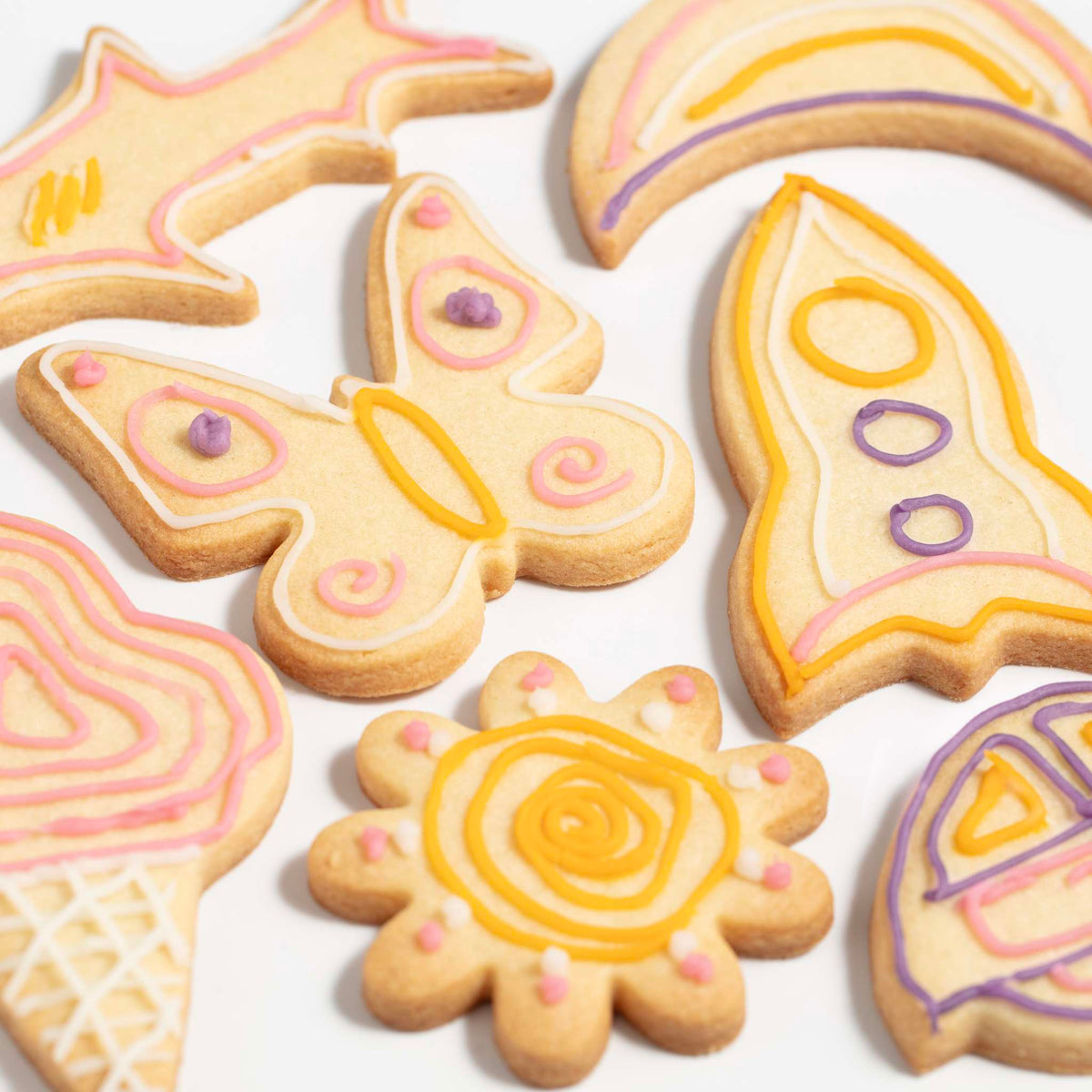 Party Colours Writing Icing Pk/4 (80g)