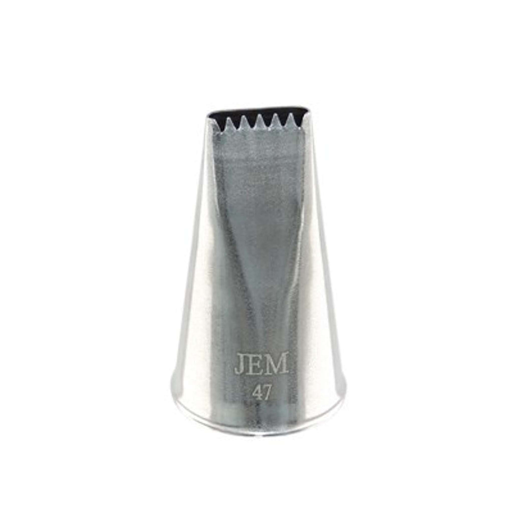 JEM Boquilla, Loose - Smooth / acanalado Basketweave boquilla # 47